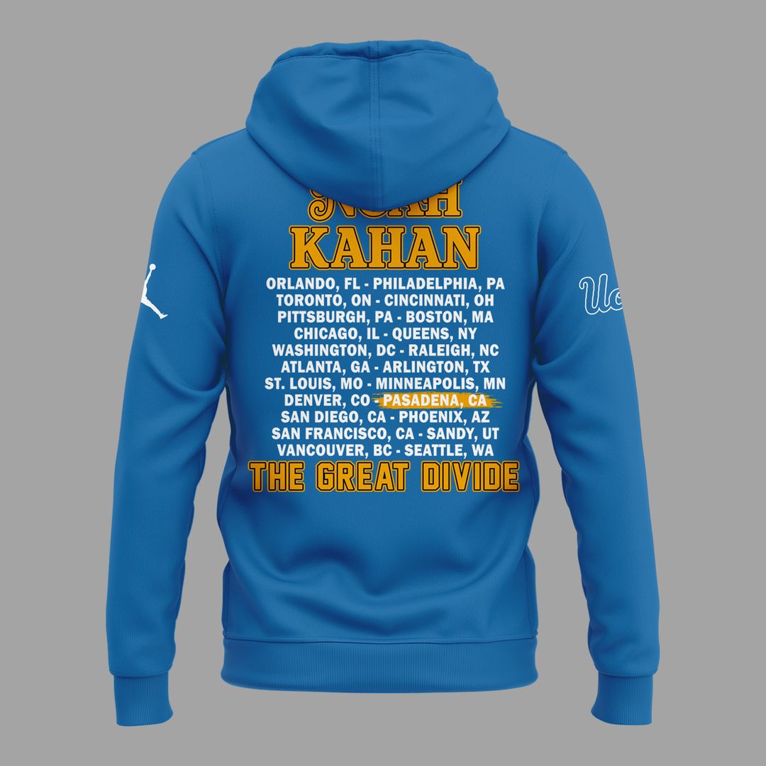 New Hoodie Noah Kahan x UCLA Bruins Football - The Great Divide Tour 2026 Hoodie