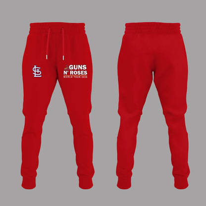 01.24. Special Baseball Jersey Guns N' Roses x St. Louis Cardinals - World Tour 2026 Baseball Jersey