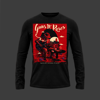 Limited Edition Guns N' Roses x St. Louis Cardinals Long Tee