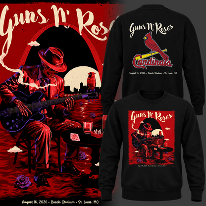 Limited Edition Guns N' Roses x St. Louis Cardinals Sweatshirt