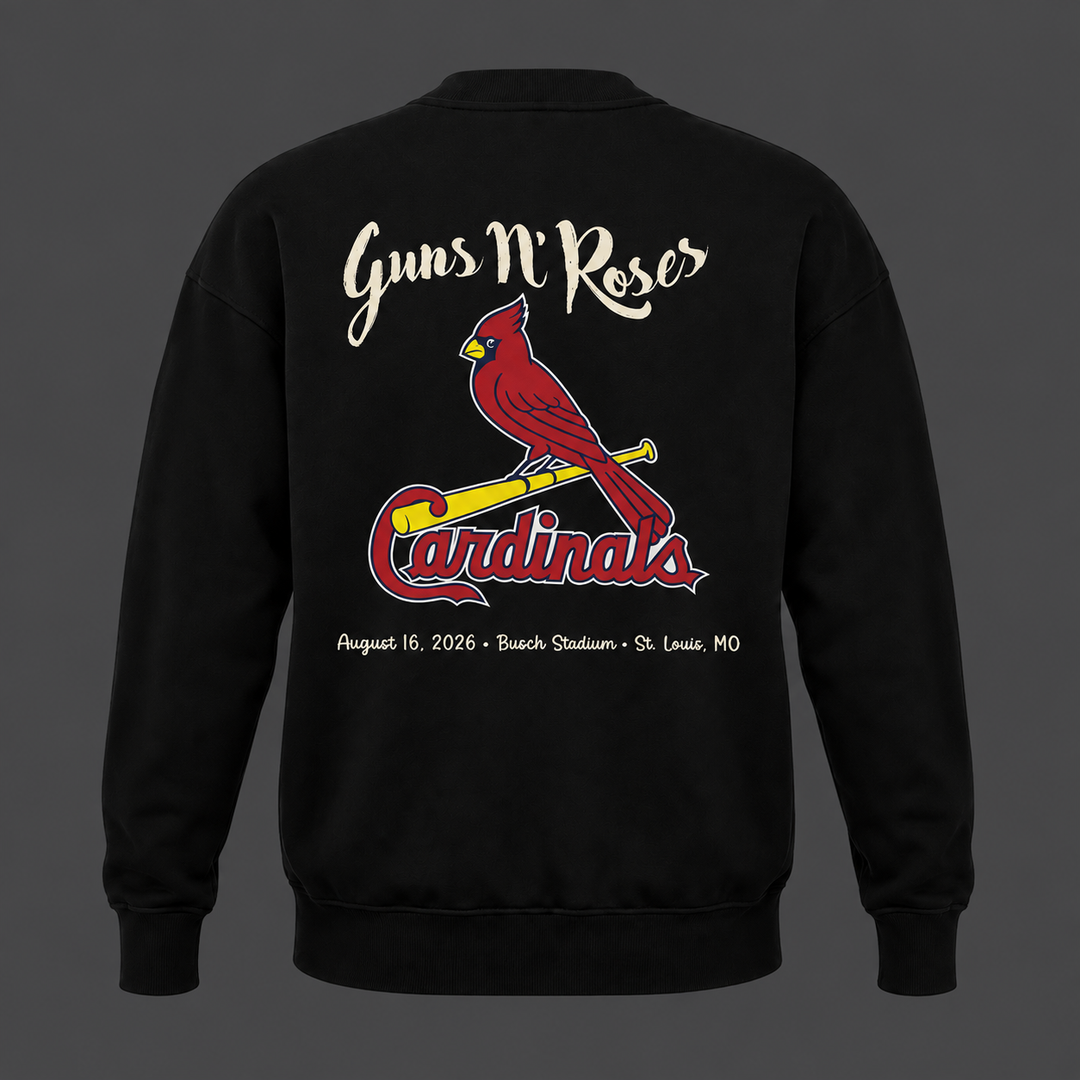 Limited Edition Guns N' Roses x St. Louis Cardinals Sweatshirt