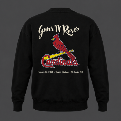 Limited Edition Guns N' Roses x St. Louis Cardinals Sweatshirt
