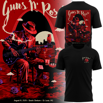 Guns N' Roses x St. Louis 2026 T-shirt