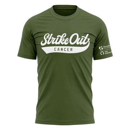 Unisex Green Boston Red Sox 2026 Strike Out Cancer T-shirt