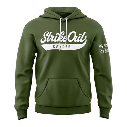 Unisex Green Boston Red Sox 2026 Strike Out Cancer Hoodie