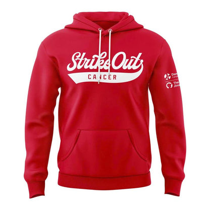 Unisex Red Boston Red Sox 2026 Strike Out Cancer Hoodie