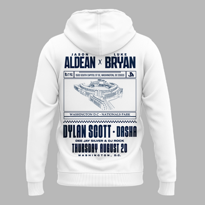 Limited Edition Washington Nationals x Jason Aldean And Luke Bryan Hoodie