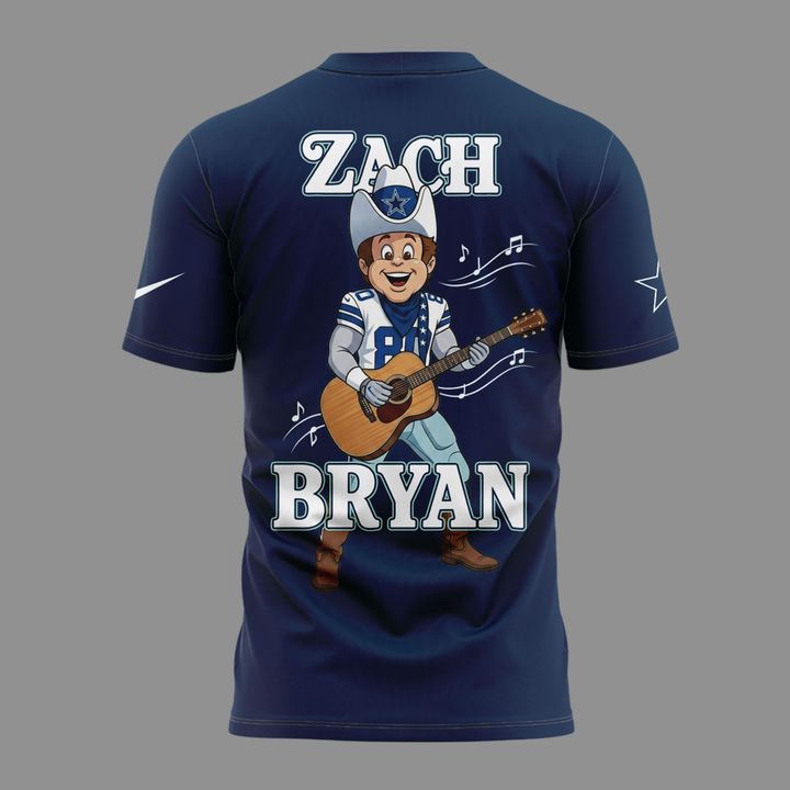 Dallas Cowboy x Zach Bryan - With Heaven On Tour 2026 T-Shirt