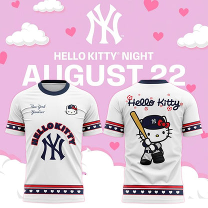 NYY x Hello Kitty Game Night 2026 Tshirt