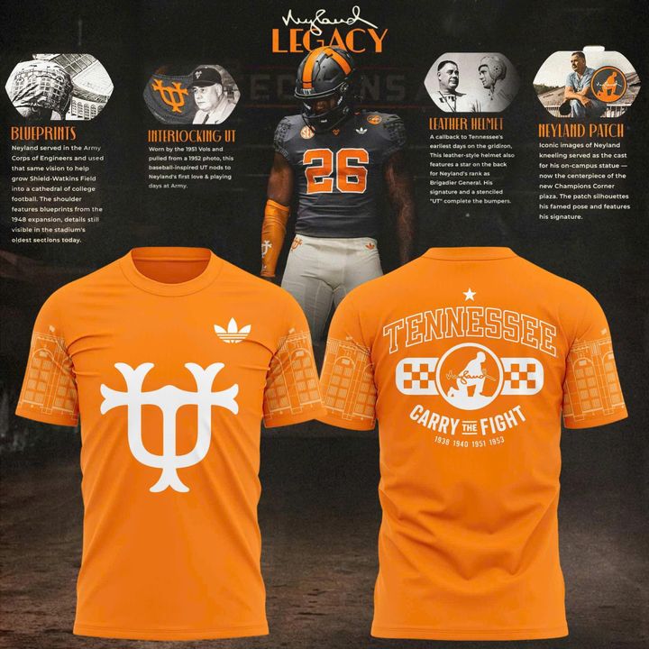 Unisex Adidas Orange Tennessee Football Neyland Legacy Special T-shirt