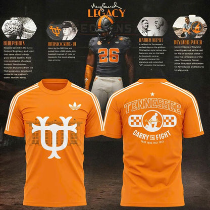 Unisex Adidas Orange Tennessee Football Neyland Legacy T-shirt