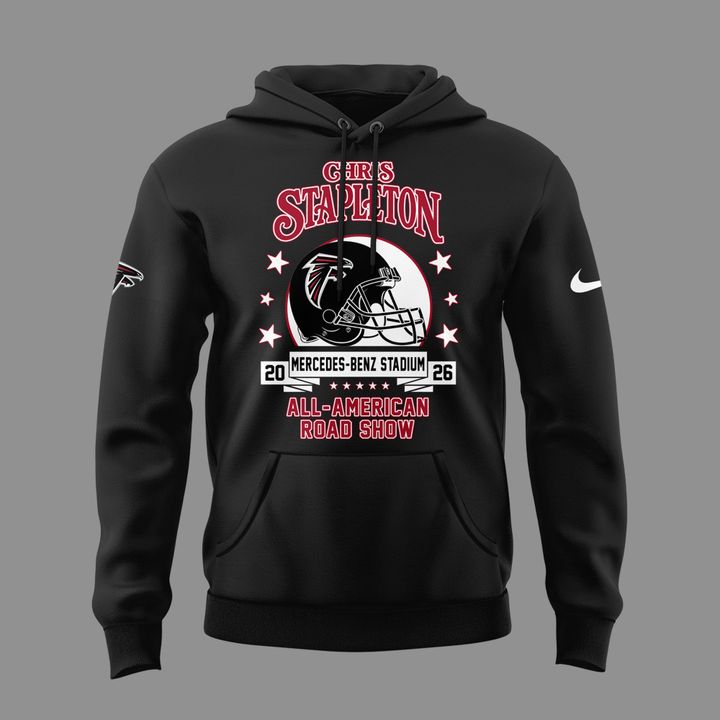 03.25. Perfect Hoodie Chris Stapleton x Atlanta Falcons - All American Road Show 2026 Hoodie