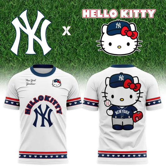 New York Yankees x Hello Kitty T-Shirt - Baseball Graphic Tee