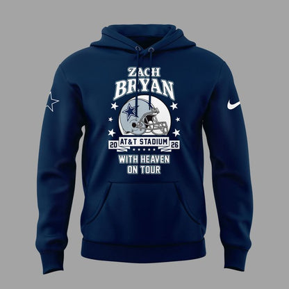 Limited Edition Dallas Cowboy x Zach Bryan - With Heaven On Tour 2026 Hoodie