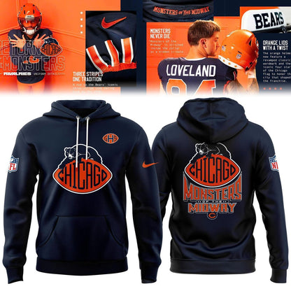 Unisex Chicago Bears 2026 Rivalries Hoodie