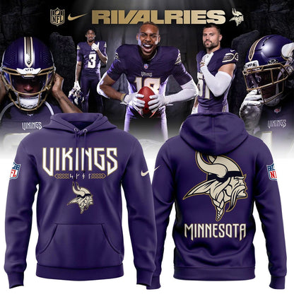 (Adult & Kids) Minnesota Vikings 2026 Rivalry Hoodie