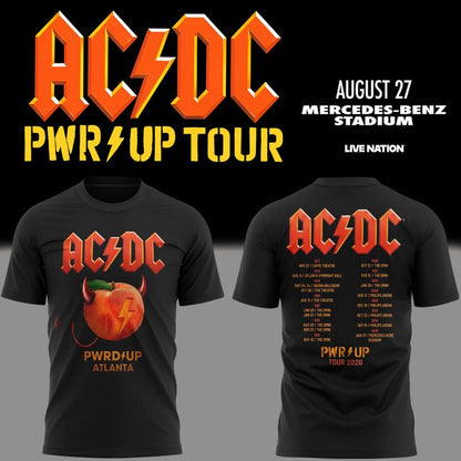Newest Shirt AC/DC - Exclusive Atlanta Event Shirt - Power Up Tour 2026 T-Shirt
