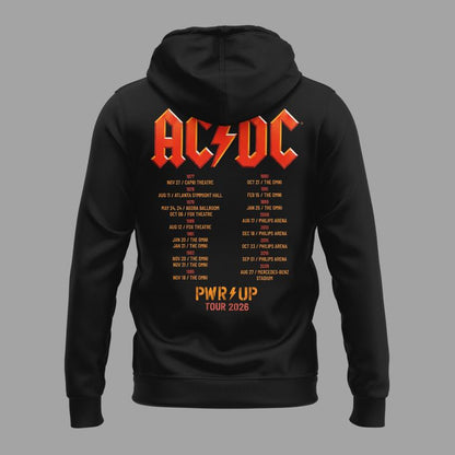 New Hoodie AC/DC - Exclusive Atlanta Event - Power Up Tour 2026 Hoodie