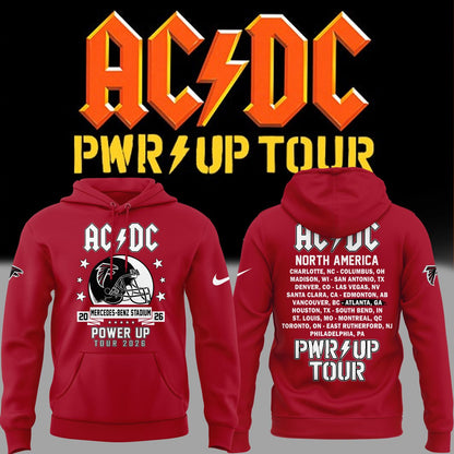 01.16. Limited Edition AC/DC x Atlanta Falcons - Power Up Tour 2026 Hoodie