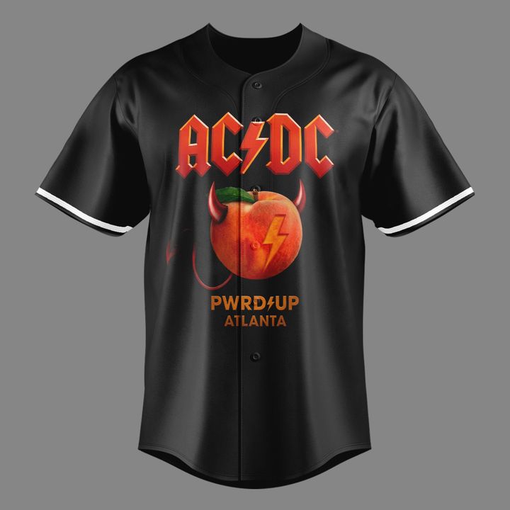 Limited Edition AC/DC - Exclusive Atlanta Event Shirt - Power Up Tour 2026 Baseball Jersey