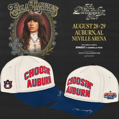 Auburn Tigers x Ella Langley – The Dandelion Tour 2026 Neville Arena Limited Edition Cap