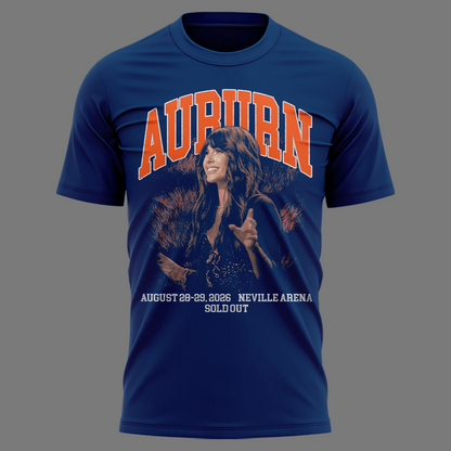Auburn Tigers x Ella Langley – The Dandelion Tour 2026 Neville Arena Tshirt