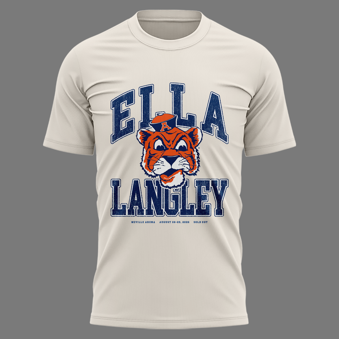 Auburn Tigers x Ella Langley – The Dandelion Tour 2026 Neville Arena Tshirt