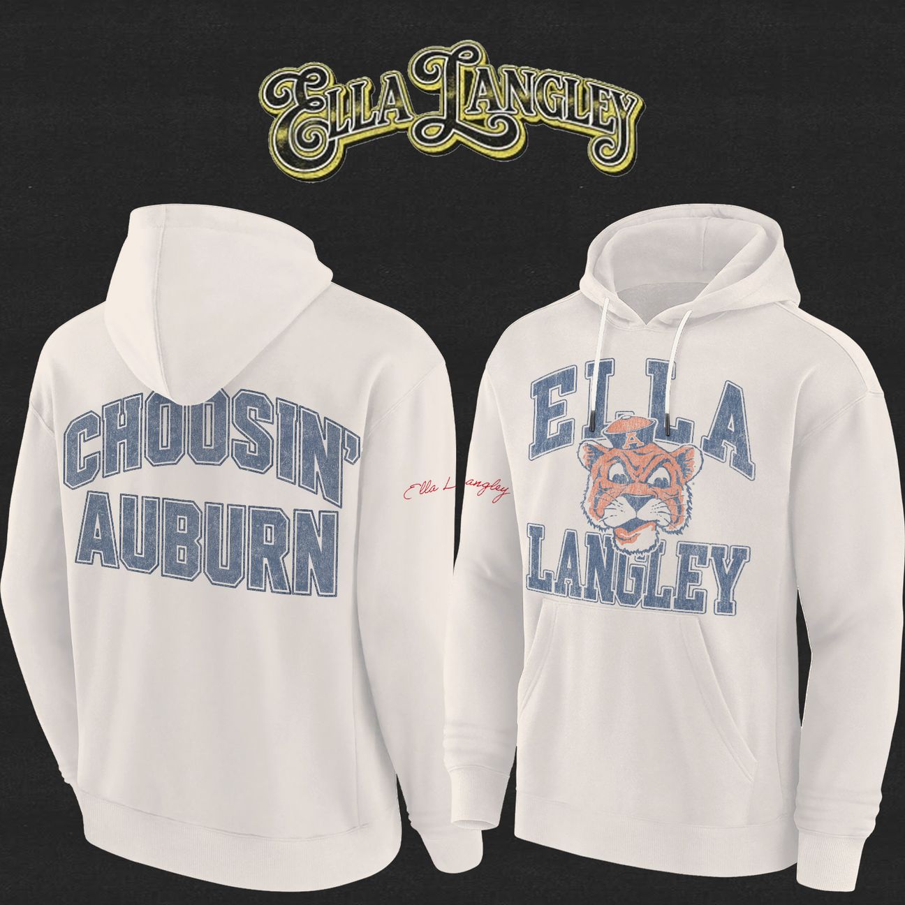 Auburn Tigers x Ella Langley – The Dandelion Tour 2026 Neville Arena Hoodie