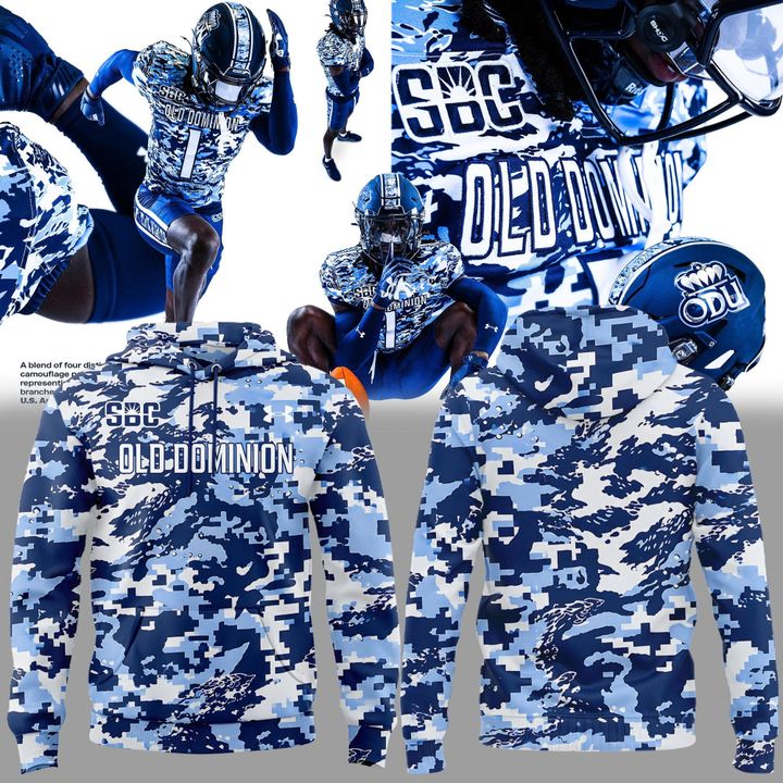 Special 2026 Camo Uniform ODU Football Hoodie