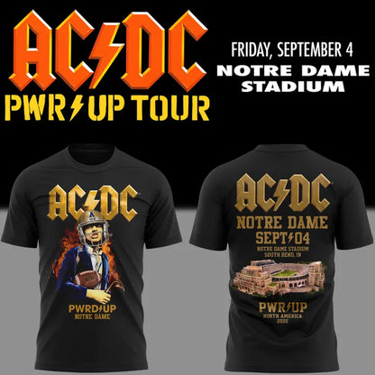 AC/DC Exclusive South Bend Event Shirt - Power Up Tour 2026 T-Shirt