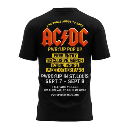 AC/DC - Exclusive St. Louis Event Shirt - Power Up Tour 2026 T-Shirt