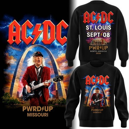 AC/DC PWR UP Tour – St. Louis 2026 Sweatshirt