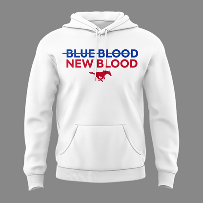SMU football BLUE BLOOD NEW BLOOD 2026 Hoodie