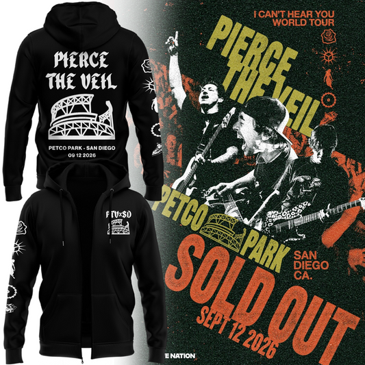 Pierce The Veil x Petco Park 2026 ZIP HOODIE