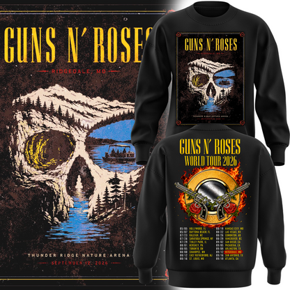 Guns N’ Roses Ridgedale MO 2026 Tour Limited Edition sweat