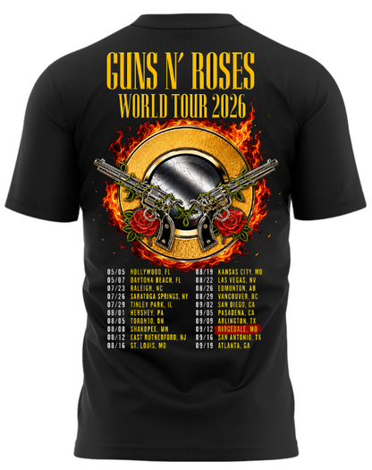 Guns N’ Roses Ridgedale MO 2026 Tour Limited Edition T-Shirt_rd
