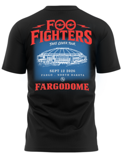 Foo Fighters Take Cover FargoDome 2026 Limited Edition Tshirt