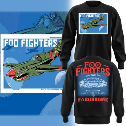 Foo Fighters Take Cover FargoDome 2026 Limited Edition Sweater