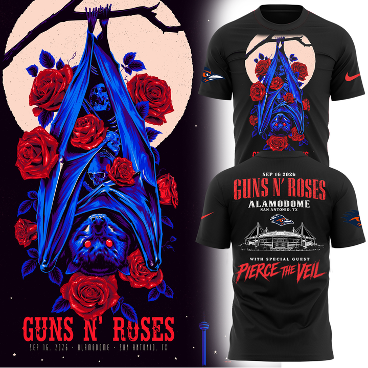 Guns N’ Roses x Alamodome San Antonio 2026 Tour Limited Edition Tshirt