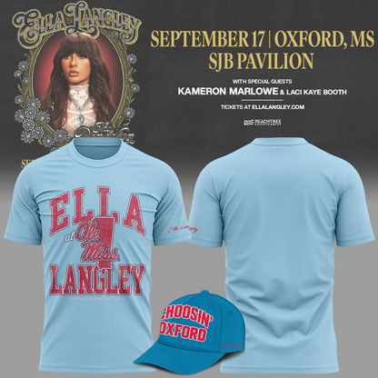 Ole Miss Rebels x Ella Langley-The Dandelion Tour 2026 T-shirt