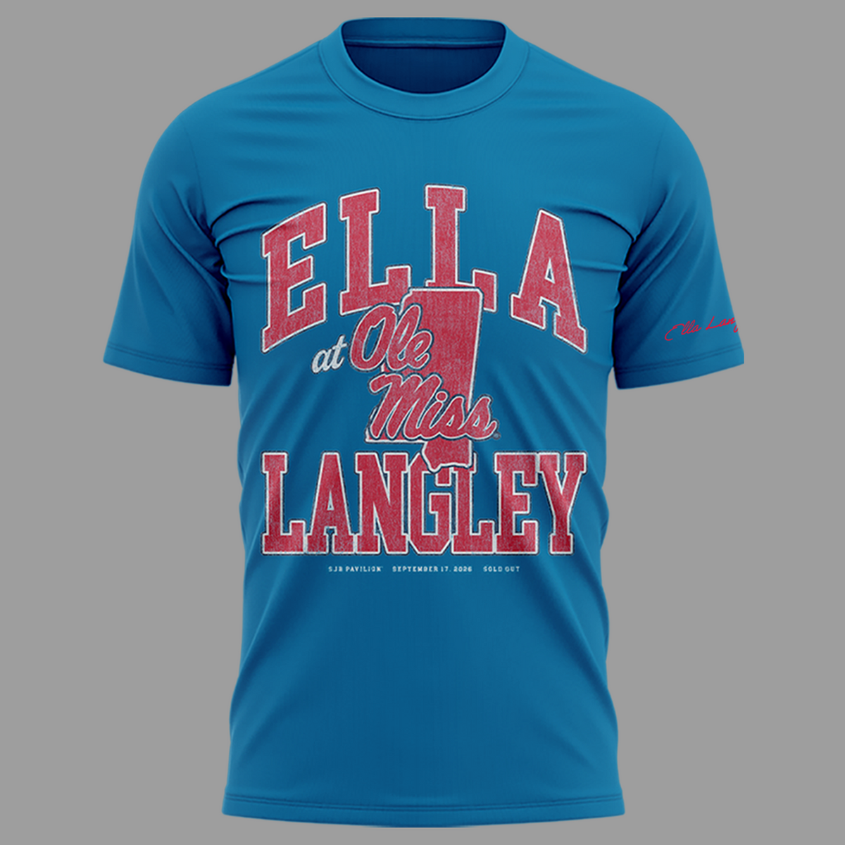 Ole Miss Rebels x Ella Langley-The Dandelion Tour 2026 T-shirt