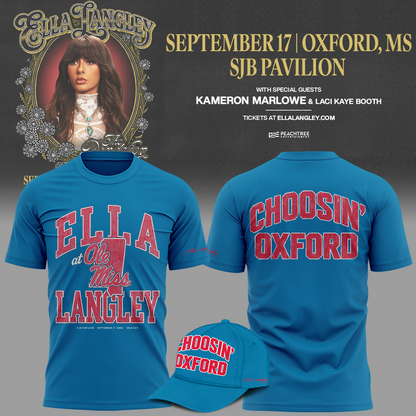 Ole Miss Rebels x Ella Langley-The Dandelion Tour 2026 T-shirt