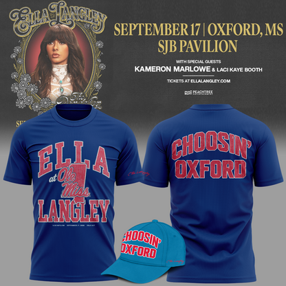 Ole Miss Rebels x Ella Langley-The Dandelion Tour 2026 T-shirt