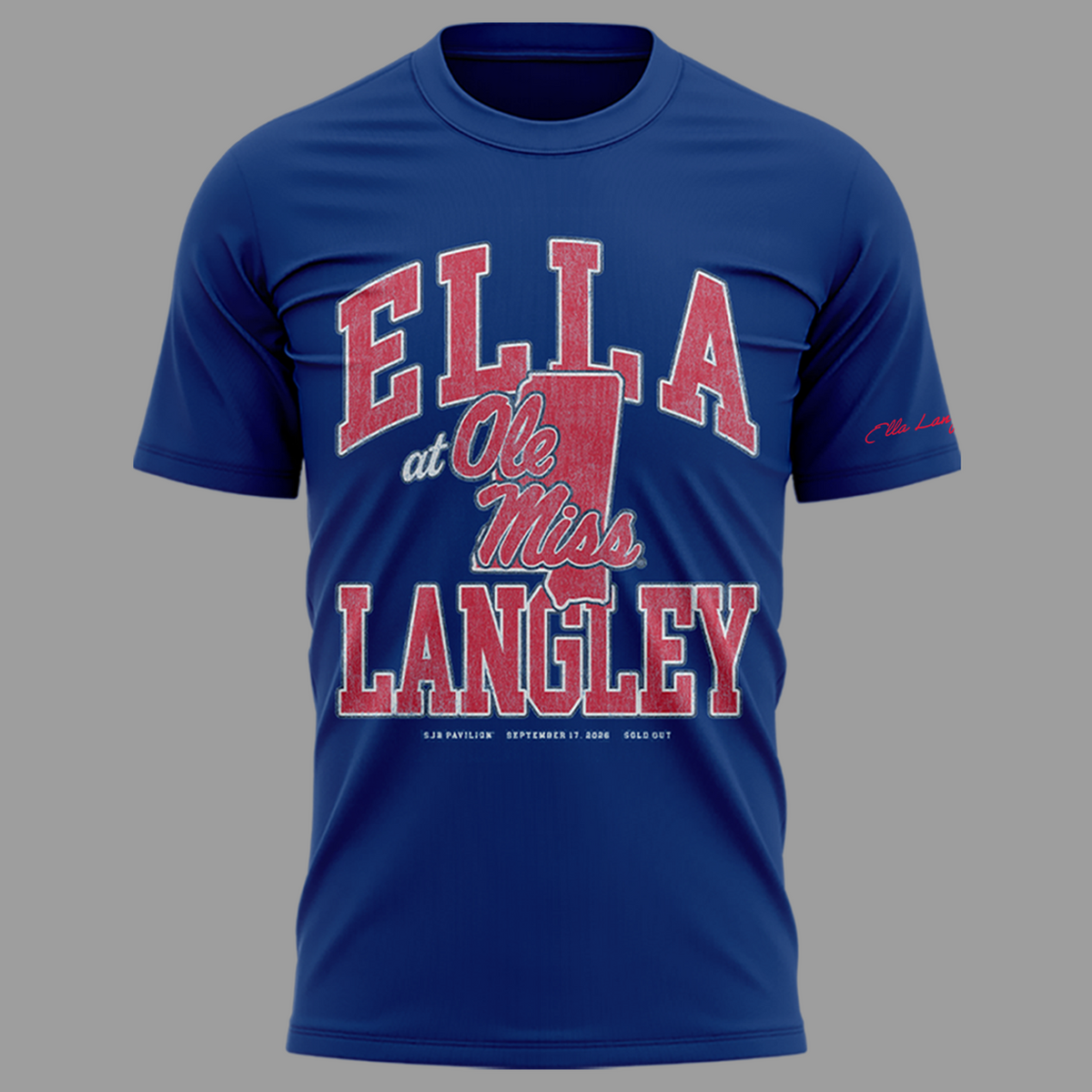 Ole Miss Rebels x Ella Langley-The Dandelion Tour 2026 T-shirt