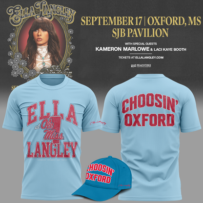 Ole Miss Rebels x Ella Langley-The Dandelion Tour 2026 T-shirt