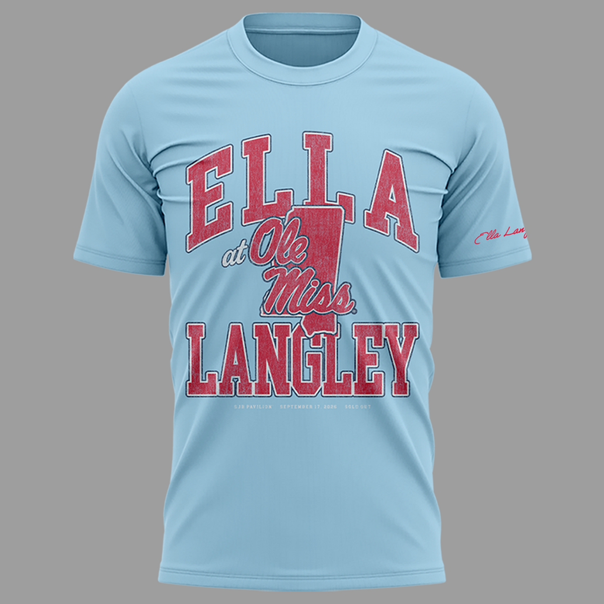 Ole Miss Rebels x Ella Langley-The Dandelion Tour 2026 T-shirt