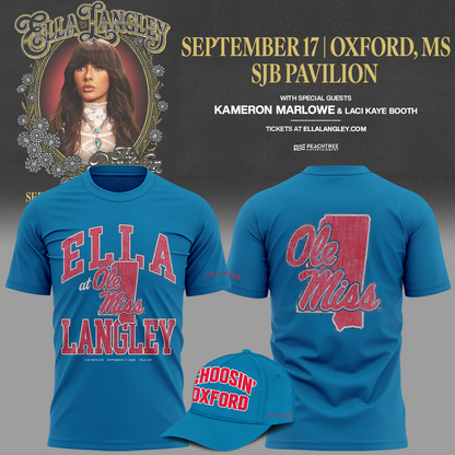 Ole Miss Rebels x Ella Langley-The Dandelion Tour 2026 T-shirt