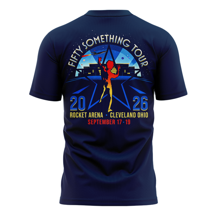 Rush x Cleveland - Fifty Something Tour 2026 T-shirt