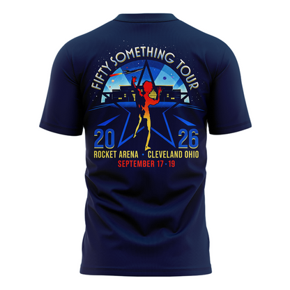 Rush x Cleveland - Fifty Something Tour 2026 T-shirt