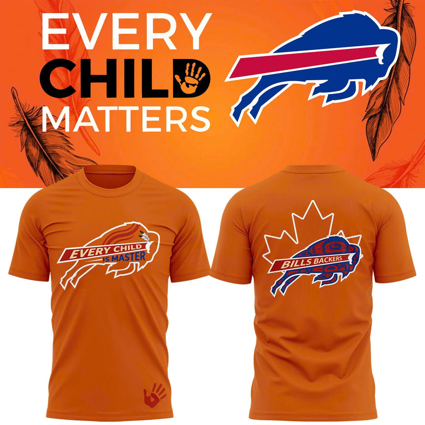 (Adult & Kid) Buffalo Bills x Canada Orange Shirt Day 2026 T-shirt